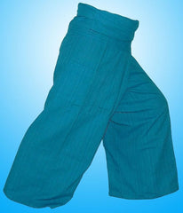 Thai Fisherman Yoga Massage 3/4 Pants BLUE