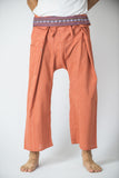 Cotton Thai Fisherman Yoga Massage Pants Orange