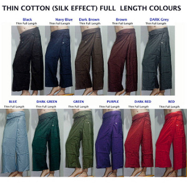 Wholesale set of 10 Silky Soft Thai Fisherman Pants