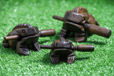 Wholesale Set of 10 Thai Hand Carved Talking Frog Instrument