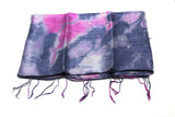 100% SILK Fair Trade Thai Tie Dye Scarf Shawl