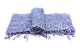 Fair Trade 100% Organic Cotton Scarf Indigo Blue