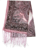 Lovely Hand Made Thai Floral Scarf Shawl Pink