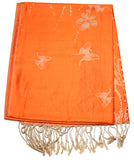 Nepal Hand Made Pashmina Shawl Scarf Orange