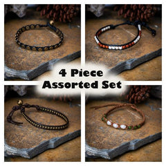 Assorted 4 Piece Set Fair Trade Hand Made Bracelet
