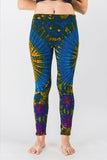 Super Soft Comfortable Womens Leggings Tie Dye Royal Blue