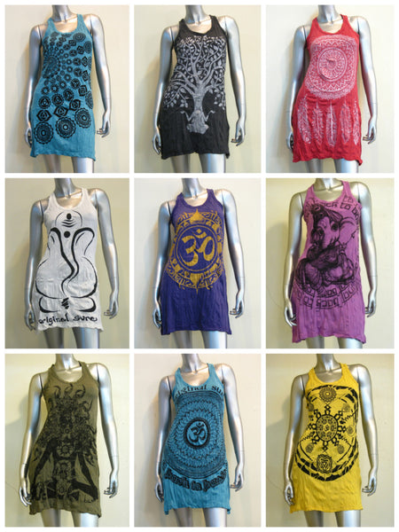 Sure Design Wholesale Set of 10 Women's Tank Dresses