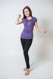 SureDesign Women's Super Soft Tshirt Tree Of Life Purple
