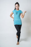 SureDesign Women's Super Soft Tshirt Tree Of Life Turquoise