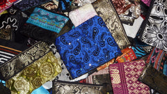 Wholesale Lot Of 25 Assorted Silk coin pouches