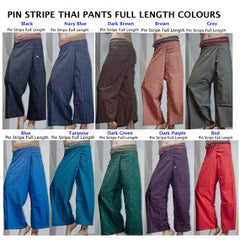 Wholesale set of 10 Pinstripe Thai Fisherman Pants