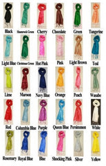 Wholesale set of 10 Thai Silk Scarves