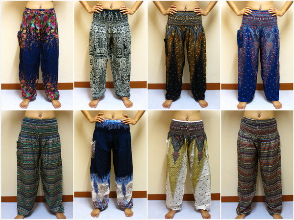 Wholesale set of 10 Thai Genie Pants BESTSELLER