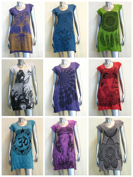Sure Design Wholesale Set of 10 Women's Tunic Dresses